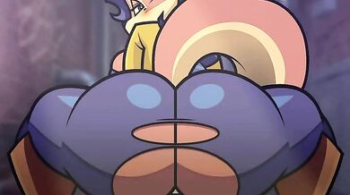 Satisfying Sly with his Huge Dick in Carmelita's Phat Ass