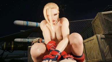 '"Sexy Ninja" Cammy White Rides Her Naked Training Partner'