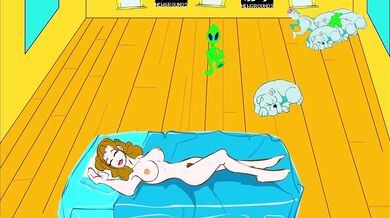 - Alien Abduction: Anal Probe and Cum Fountain in the Brain