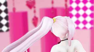 Megurine Luka's Dirty Dancing Hentai Show with a Sexy Rabbit and Red Eyes in 3D