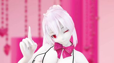 Megurine Luka's Dirty Dancing Hentai Show with a Sexy Rabbit and Red Eyes in 3D