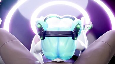 Rebecca's Steamy Quickie Animation with Tanned Skin