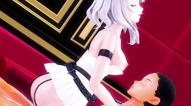 Sexy Nerd Girl Loves Anal Tickling with Her Mechanical Boyfriend