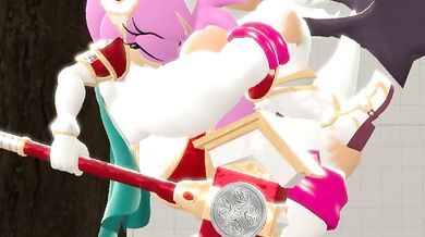 The Naughty Adventure of Silver Tilver, a Paladin with Amy and Were Rouge