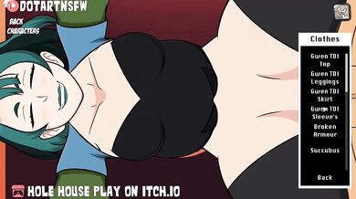 Gwen's Full Throttle Gapemania in the Doggy Position at the Hole House