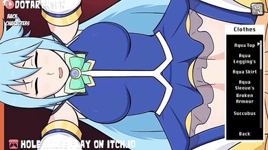 Bleached Aqua Haze DP Pussy-hole Cumshot Mansion