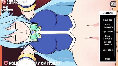 Bleached Aqua Haze DP Pussy-hole Cumshot Mansion