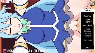 Bleached Aqua Haze DP Pussy-hole Cumshot Mansion