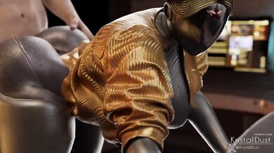 Tight Ass Ballerina Robot Gets Bent Over