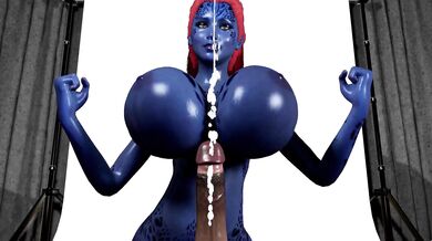 Black Stud's Fat Cock Gets Sucked and Jerked Off by Curvy Blonde Mistress