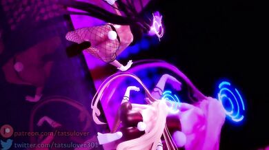 LUV-O-RAGE: Karin and Asuna's R-18 MMD Reverse Ra*pe Adventure