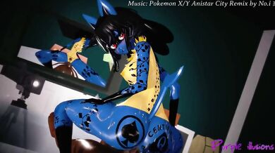 Lucario's Black Revenge Ride: The Reverse Cowgirl Heist