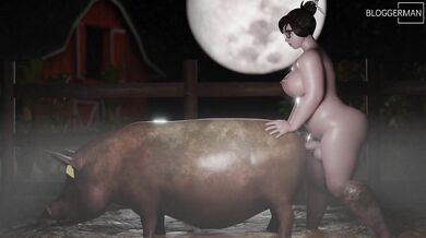 - The Revenge of Futanari Mei with a Pig Fucking Adventure