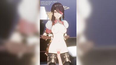 Beidou's Slutty Thigh-Fuck Session [Cry3x]