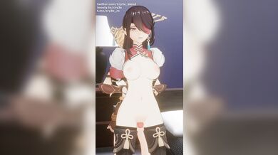 Beidou's Slutty Thigh-Fuck Session [Cry3x]