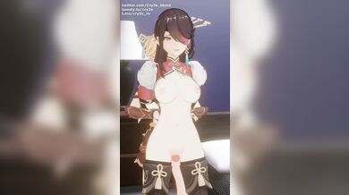 Beidou's Slutty Thigh-Fuck Session [Cry3x]