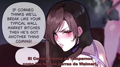 Two Busty Anime Sluts Get Reamed by a Pack of Horny Dudes, Yelling '¡Sí, señor!' (Yes, sir!)