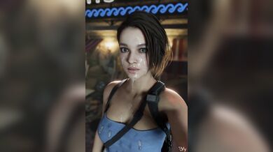 Jill Valentine gets her face fucked