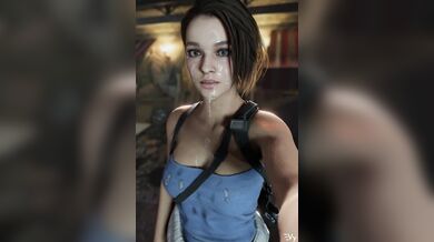 Jill Valentine gets her face fucked