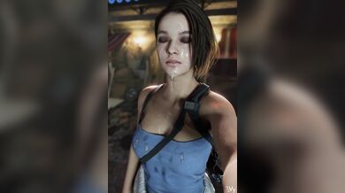 Jill Valentine gets her face fucked