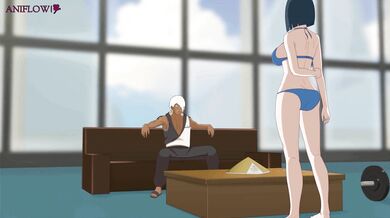 Hinata and Darui's Lewd Encounter: Tempting the New Raikage with Sexual Favors