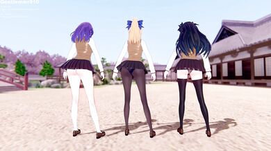 Fate Stay Night Girl Trio Mk 1 WIP - A Threesome Adventure with Saber, Rin, and Sakura!