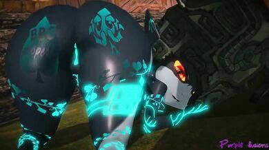 The Legend of Midna's Booty Shaking For Black Cocks