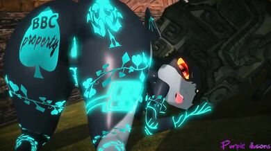 The Legend of Midna's Booty Shaking For Black Cocks