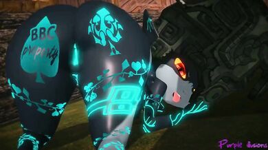 The Legend of Midna's Booty Shaking For Black Cocks