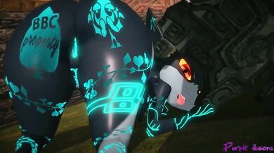 The Legend of Midna's Booty Shaking For Black Cocks