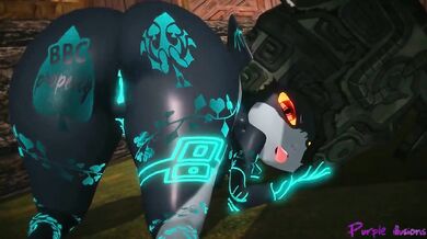 The Legend of Midna's Booty Shaking For Black Cocks