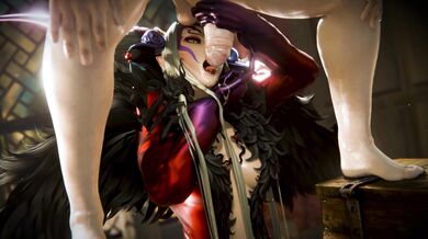 Massaging Ultimecia's Mighty Tits with Sensual Teasing