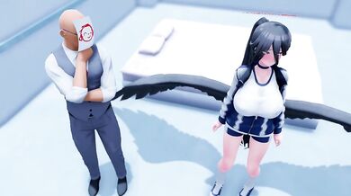 The Curse of the Neko-Mimi - A Hentai Adventure with Hanekawa, Hasumi and the Blue Archives (Kaotaro12 edition)