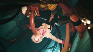 Gwen's Torn Clothes Orgy with Scream [Zmsfm]