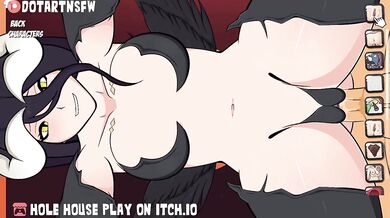 - Deep Throat Hentai Porn: Albedo's Nasty Succubus Anal Fucked from Behind, Cum Filled Facial Ending
