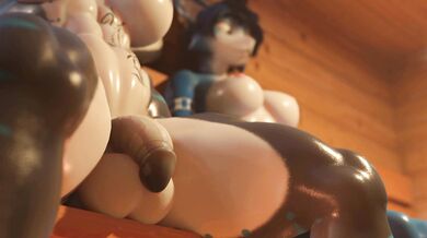 Sweaty Bods and Jiggly Juggs in the Steamy Sauna with Krystal and Nika Sharkeh!