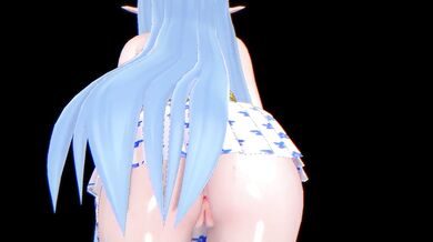 Tempting Elise's Sensual Striptease Show