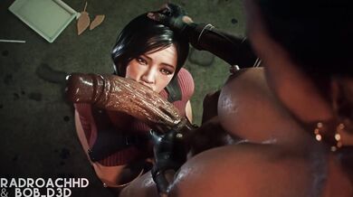 Legendada em português: Ada Wong x Sheva's Dong - Comissão