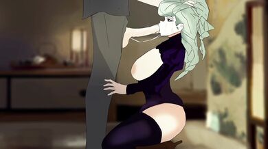 'Mei Mei Takes a Blow Job from Angel, Honey Drips Down Her Chin!'