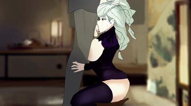 'Mei Mei Takes a Blow Job from Angel, Honey Drips Down Her Chin!'