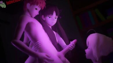 Rin, Saber, and an Intense Threesome in 'Infected Heart' [MagicalMysticVA]