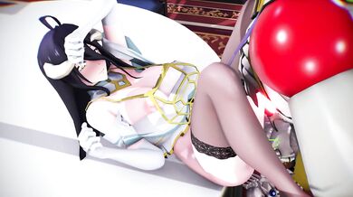 'Sexy MILF with Huge Breasts Gets Fucked by Two Strong Men in the Bedroom'