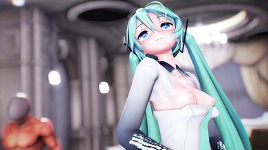 Mikuxxx's Hentai Adventure With A Sexy Lady And Her Big Cock!