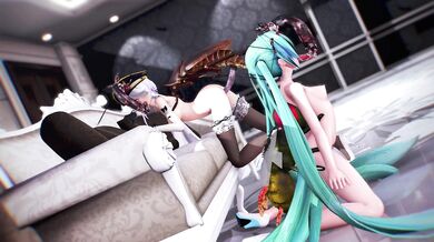 Miku Haku and her sexy secretary, Chong, have an office affair that will make your jaw drop!