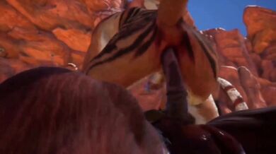 'Beasts in the Wild: Tiger and Wolf Fucking a Minotaur (Sound Version) [Gay-Furry-Cum]'