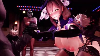 Tight Sluts and Horny Guys Fucking Hard in a Music Shop (With Sound Effects).