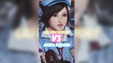 Busty Anime Girls Battle with Massive Orgasms in 'Asuka vs Lili'