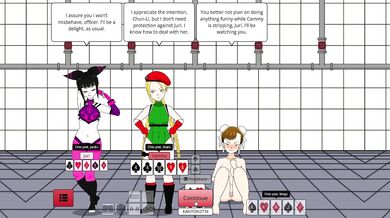 Juri's Naked Adventure in Inventory Street Fighter
