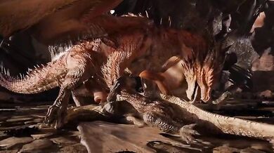 Rewritten as: "A dragon's fiery desire to mate".