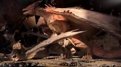 Rewritten as: "A dragon's fiery desire to mate".